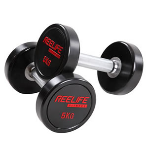 銳飛2.5-25KG PU圓頭啞鈴275KG/套 REDB-P120