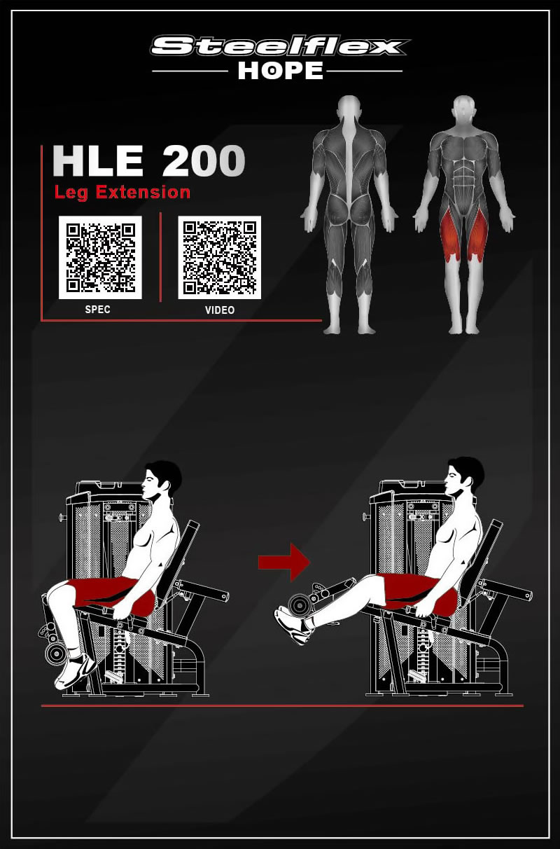 Steelflex HLE200 坐姿踢腿訓(xùn)練器