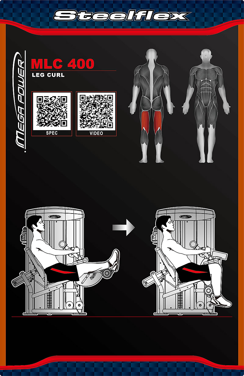 Steelflex MLC400 坐姿屈腿訓(xùn)練機(jī)